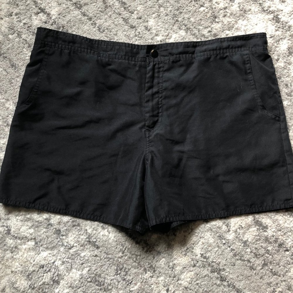 MERONA | Woman's Black Swim Shorts Trunks | Plus Size M
